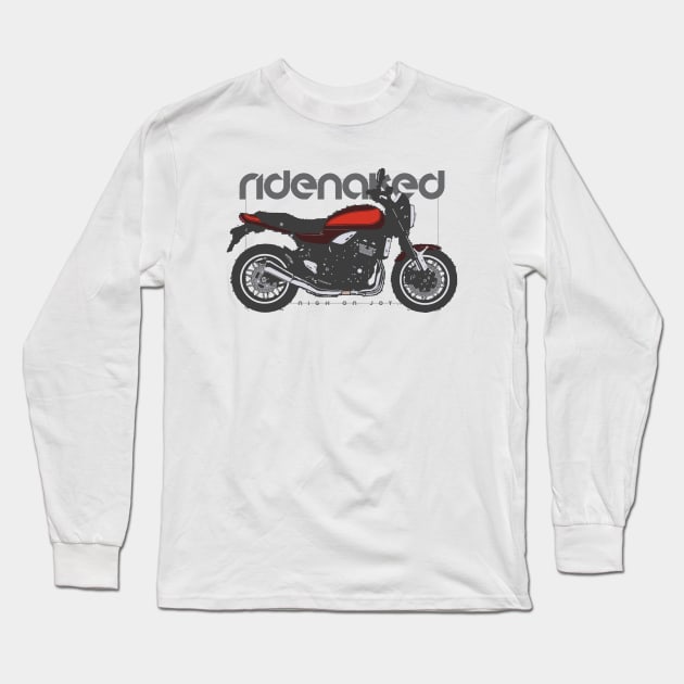 Ride Naked rs red Long Sleeve T-Shirt by NighOnJoy